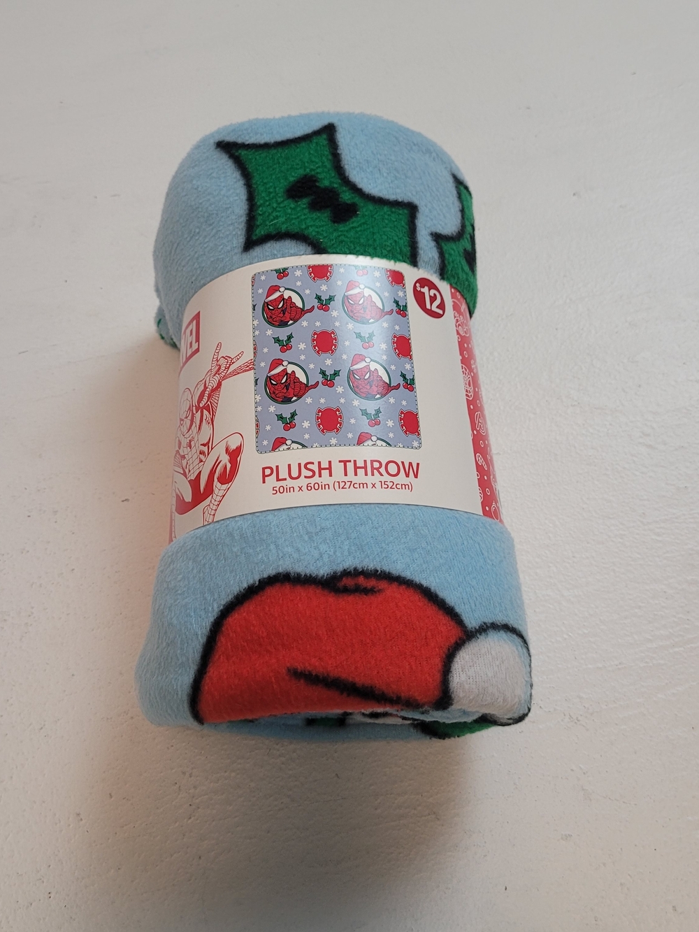 Spiderman Plush Throw Blanket